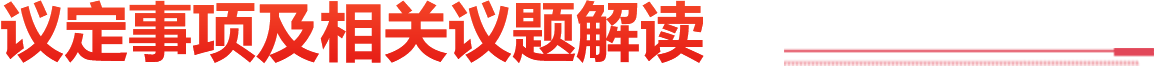 议定事项及解读
